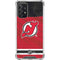 NHL New Jersey Devils Home Jersey Galaxy A72 5G Clear Case