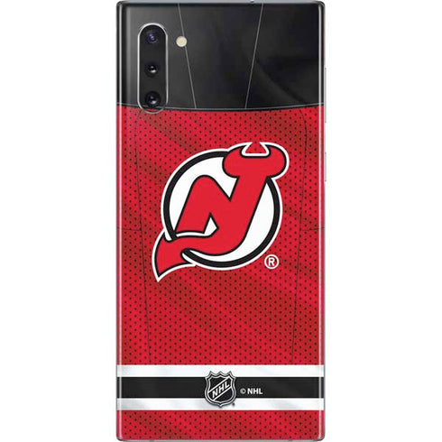 NHL New Jersey Devils Home Jersey Galaxy Note 10 Skin