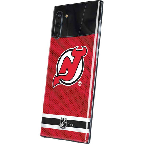 NHL New Jersey Devils Home Jersey Galaxy Note 10 Skin