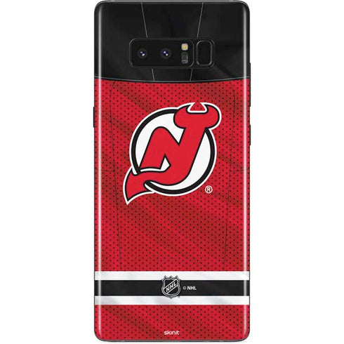 NHL New Jersey Devils Home Jersey Galaxy Note 8 Skin