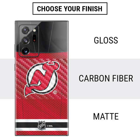 NHL New Jersey Devils Home Jersey Galaxy Note20 Ultra 5G Skin