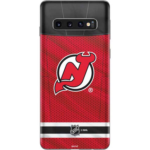 NHL New Jersey Devils Home Jersey Galaxy S10 Skin