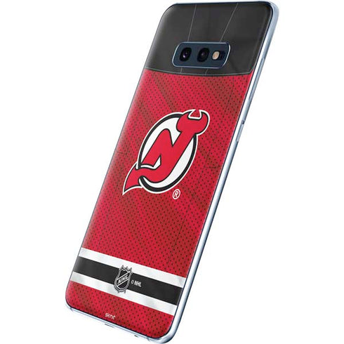 NHL New Jersey Devils Home Jersey Galaxy S10e Skin