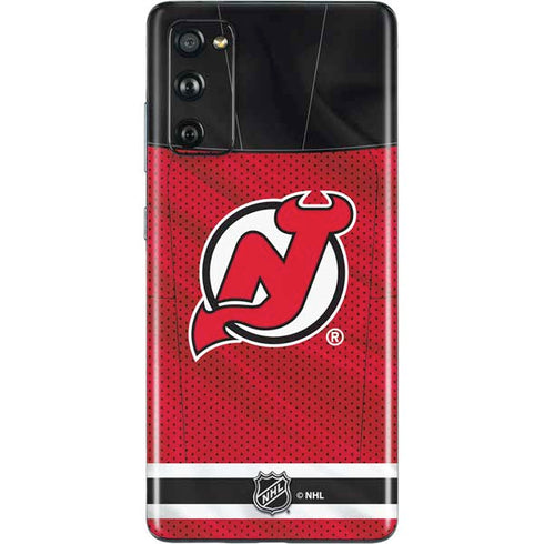 NHL New Jersey Devils Home Jersey Galaxy S20 Fan Edition Skin