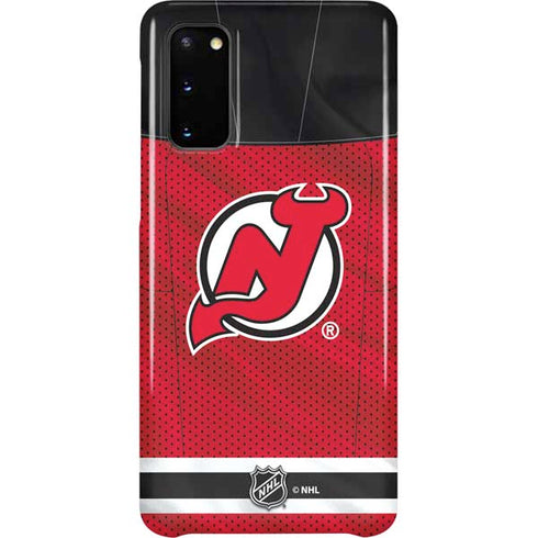 NHL New Jersey Devils Home Jersey Galaxy S20 Lite Case