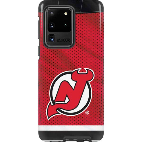 NHL New Jersey Devils Home Jersey Galaxy S20 Ultra 5G Pro Case