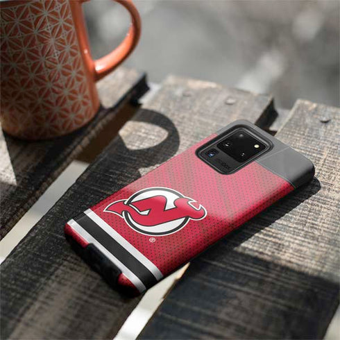 NHL New Jersey Devils Home Jersey Galaxy S20 Ultra 5G Pro Case