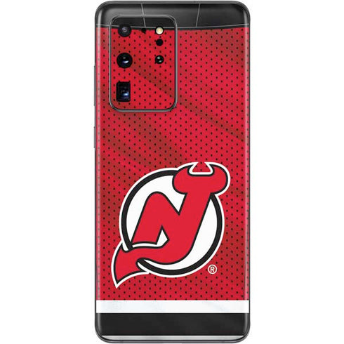 NHL New Jersey Devils Home Jersey Galaxy S20 Ultra 5G Skin