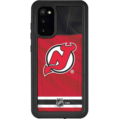 NHL New Jersey Devils Home Jersey Galaxy S20 Waterproof Case