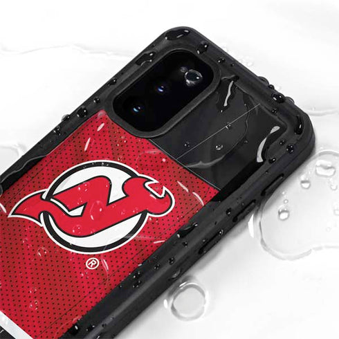NHL New Jersey Devils Home Jersey Galaxy S20 Waterproof Case