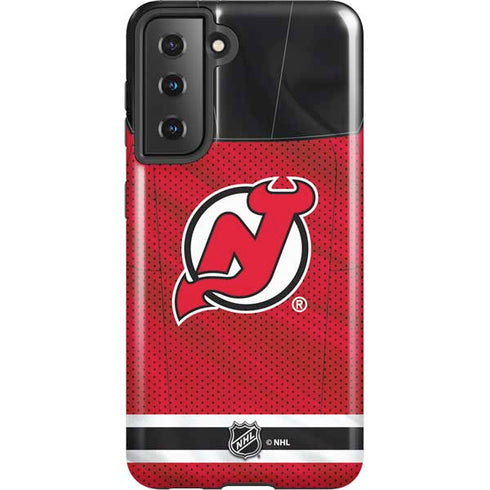 NHL New Jersey Devils Home Jersey Galaxy S21 5G Pro Case