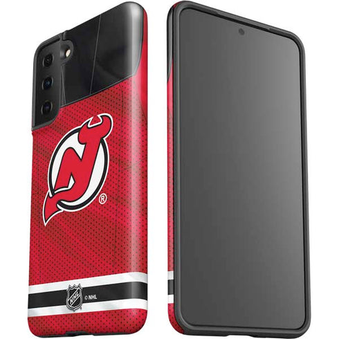 NHL New Jersey Devils Home Jersey Galaxy S21 FE Pro Case