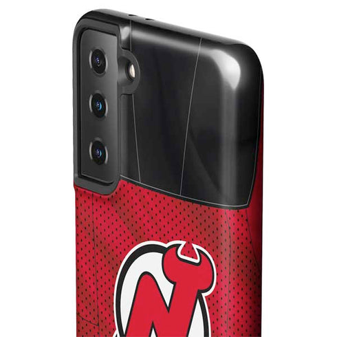 NHL New Jersey Devils Home Jersey Galaxy S21 Plus 5G Pro Case
