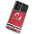 NHL New Jersey Devils Home Jersey Galaxy S21 Ultra 5G Clear Case