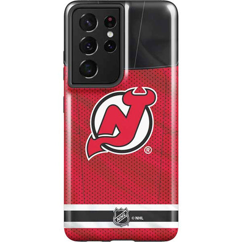 NHL New Jersey Devils Home Jersey Galaxy S21 Ultra 5G Pro Case