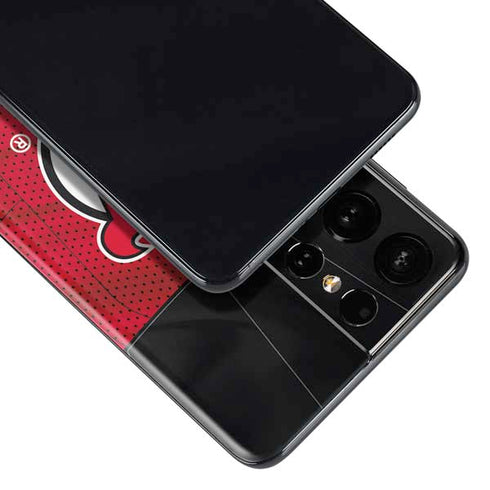 NHL New Jersey Devils Home Jersey Galaxy S21 Ultra 5G Skin
