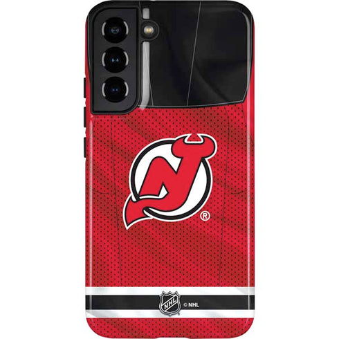 NHL New Jersey Devils Home Jersey Galaxy S22 Plus Pro Case