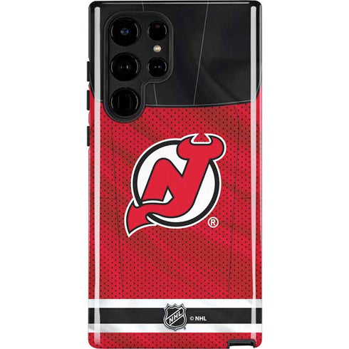 NHL New Jersey Devils Home Jersey Galaxy S22 Ultra Pro Case