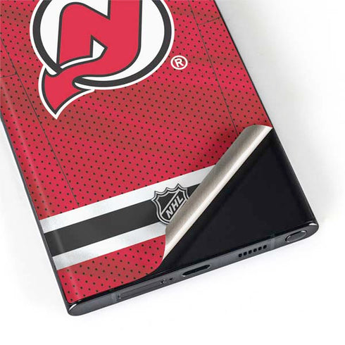 NHL New Jersey Devils Home Jersey Galaxy S22 Ultra Skin