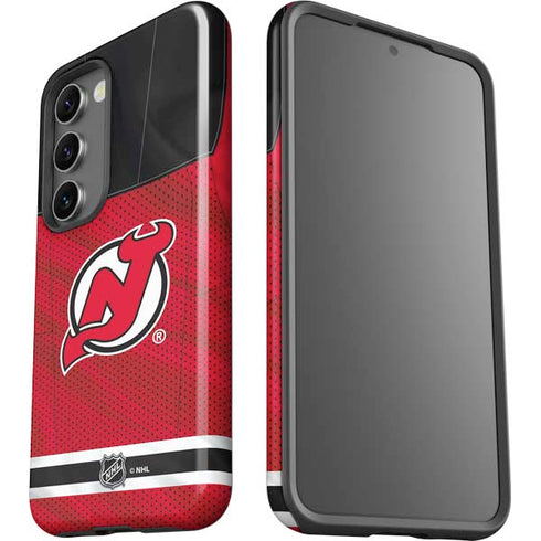 NHL New Jersey Devils Home Jersey Galaxy S23 Plus Pro Case