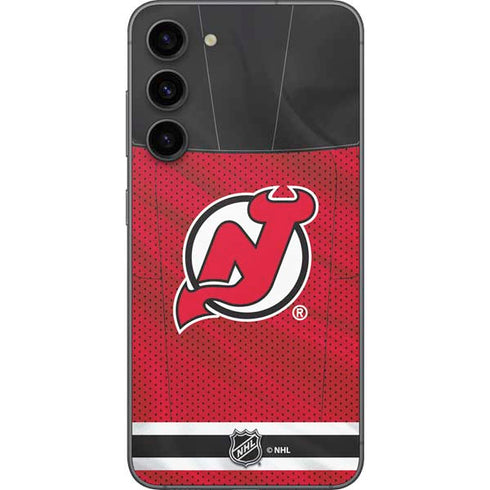NHL New Jersey Devils Home Jersey Galaxy S23 Plus Skin
