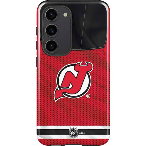 NHL New Jersey Devils Home Jersey Galaxy S23 Pro Case