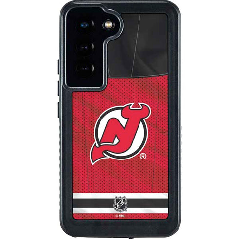 NHL New Jersey Devils Home Jersey Galaxy S23 Waterproof Case