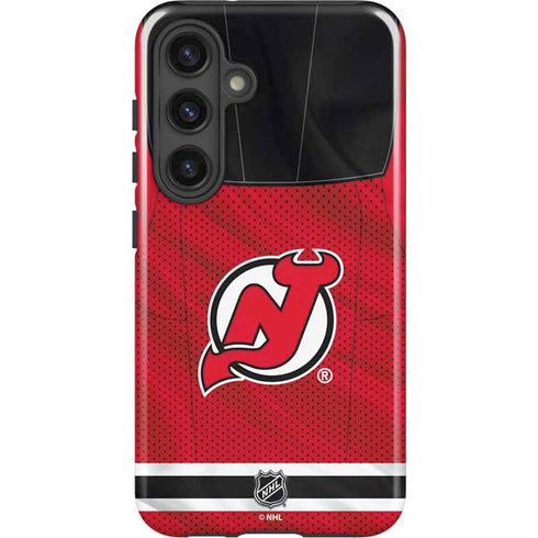 NHL New Jersey Devils Home Jersey Galaxy S24 Impact Case