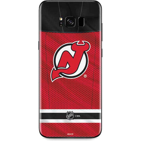 NHL New Jersey Devils Home Jersey Galaxy S8 Skin