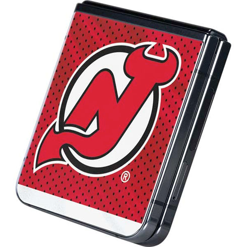 NHL New Jersey Devils Home Jersey Galaxy Z Flip5 5G Skin