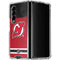 NHL New Jersey Devils Home Jersey Galaxy Z Fold4 5G Clear Case