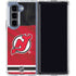 NHL New Jersey Devils Home Jersey Galaxy Z Fold5 5G Clear Case