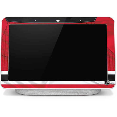 NHL New Jersey Devils Home Jersey Google Home Hub Skin