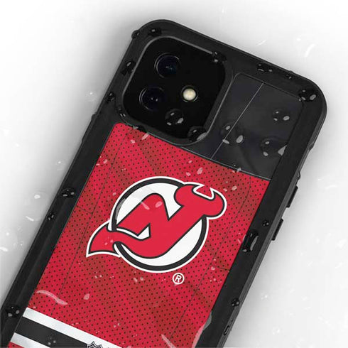 NHL New Jersey Devils Home Jersey iPhone 12 Mini Waterproof Case