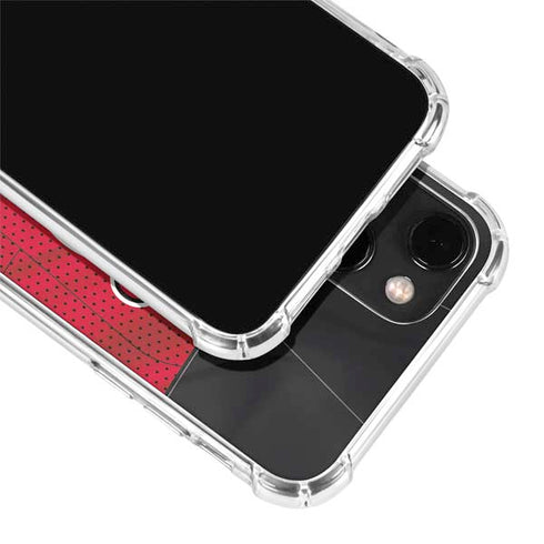 NHL New Jersey Devils Home Jersey iPhone 14 Plus Clear Case