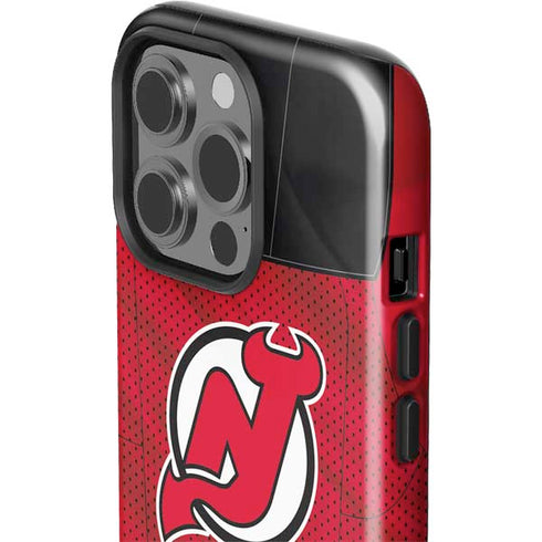 NHL New Jersey Devils Home Jersey iPhone 15 Pro Impact Case