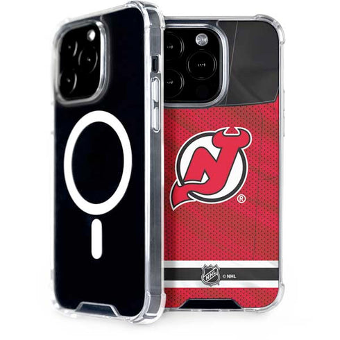 NHL New Jersey Devils Home Jersey iPhone 15 Pro MagSafe Case