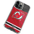 NHL New Jersey Devils Home Jersey iPhone 15 Pro Max Clear Case