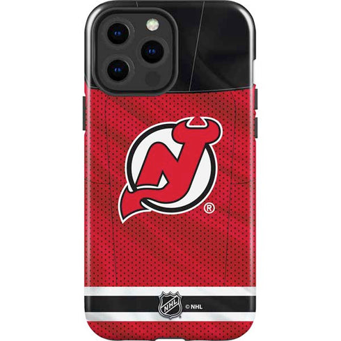NHL New Jersey Devils Home Jersey iPhone 15 Pro Max Impact Case
