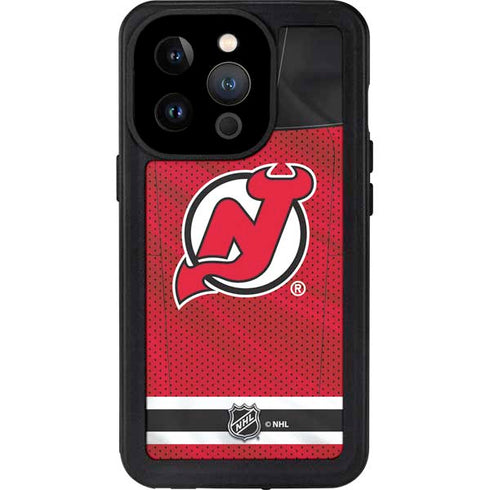 NHL New Jersey Devils Home Jersey iPhone 14 Pro Waterproof Case