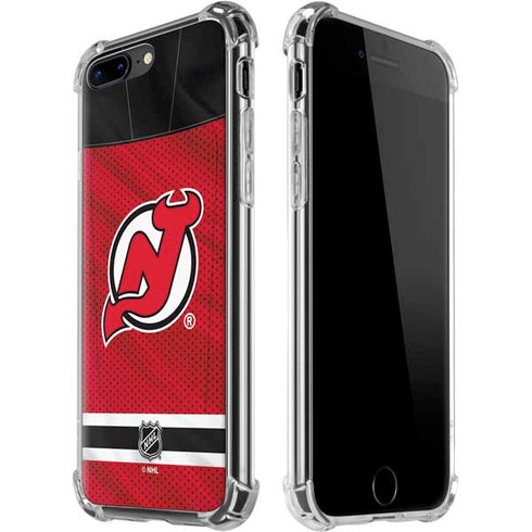 NHL New Jersey Devils Home Jersey iPhone 7/8 Plus Clear Case