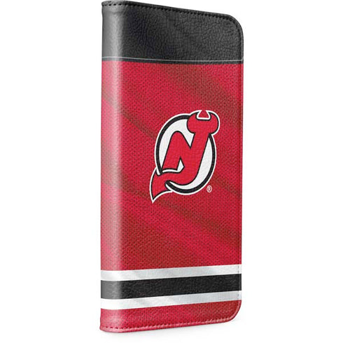 NHL New Jersey Devils Home Jersey iPhone SE (2nd & 3rd Gen) Folio Case