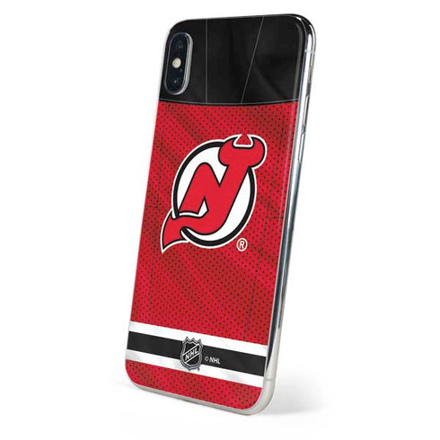 NHL New Jersey Devils Home Jersey iPhone XS Skin
