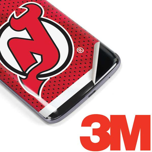 NHL New Jersey Devils Home Jersey Moto E5 Plus Skin