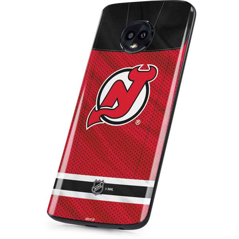 NHL New Jersey Devils Home Jersey Moto G6 Skin