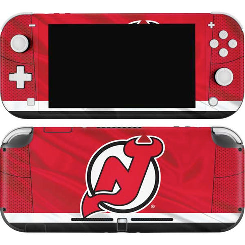 NHL New Jersey Devils Home Jersey Nintendo Switch Lite Skin