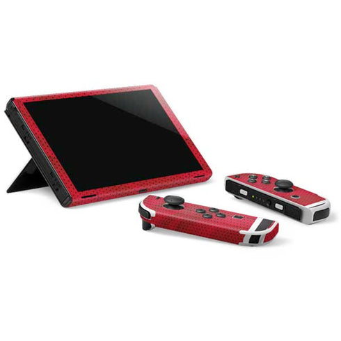 NHL New Jersey Devils Home Jersey Nintendo Switch OLED (2021) Skin