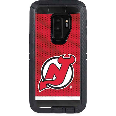 NHL New Jersey Devils Home Jersey Otterbox Defender Galaxy Skin