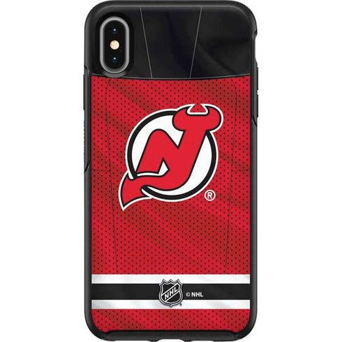 NHL New Jersey Devils Home Jersey Otterbox Symmetry iPhone Skin