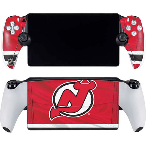 NHL New Jersey Devils Home Jersey PlayStation Portal Remote Player Skin